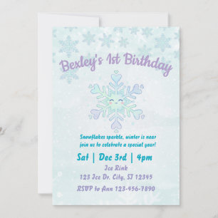Invitación Aniversario especial del Copo de Nieve