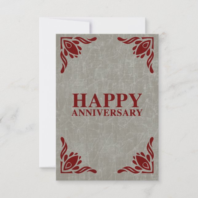 Invitación aniversario feliz (Anverso)