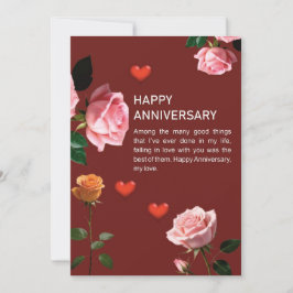 Invitación Aniversario feliz