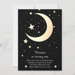 Invitación Aniversario galáctico del Estrellas caprichosas