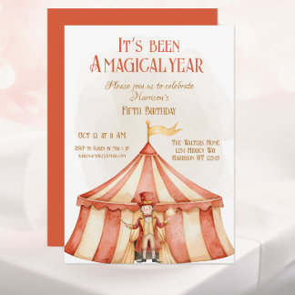 Invitación Aniversario mágico del año