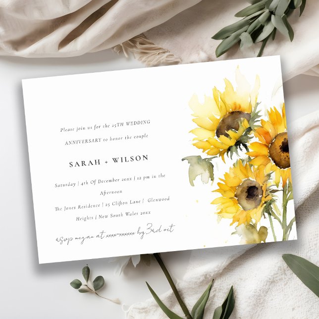 Invitación Aniversario mínimo del Boho Rústico del Boda del G (Subido por el creador)