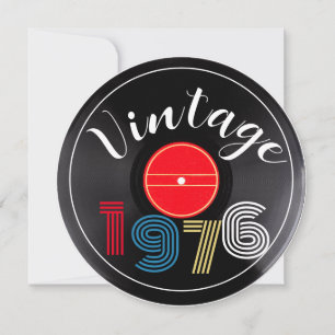 Invitación Aniversario número 50 de Cumpleaños con diseño Ret
