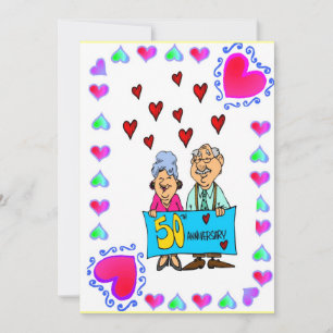 Invitación Aniversario - Oro 50