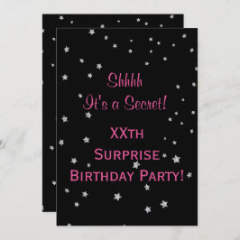 Invitación Aniversario sorpresa de las estrellas de plata de 