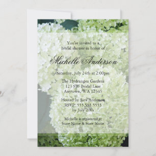 Invitación Annabelle Hydrangeas Ducha de novia