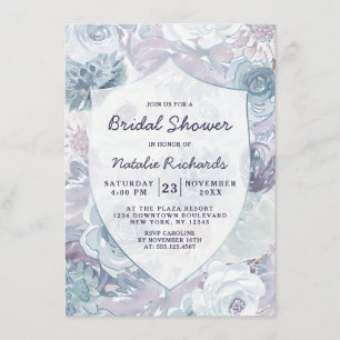 Invitación Annabelle Vintage Escudo Boda Bridal Shower