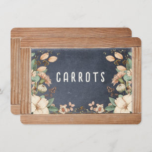 Invitación Anne of Green Gables Chalkboard Menú/Tarjeta Place