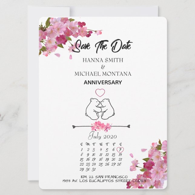 INVITACIÓN ANNIVERSARY / ANIVERSARIO (Anverso)