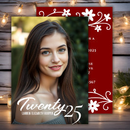 Invitación Año De Graduación Y Fiesta De Graduación Del Marró