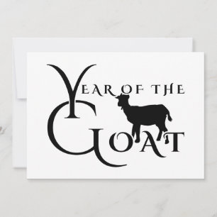 Invitación Año de la cabra