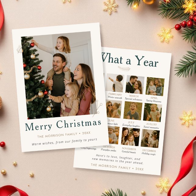 Invitación Año de reseña Navidades qué año de vacaciones (Subido por el creador)