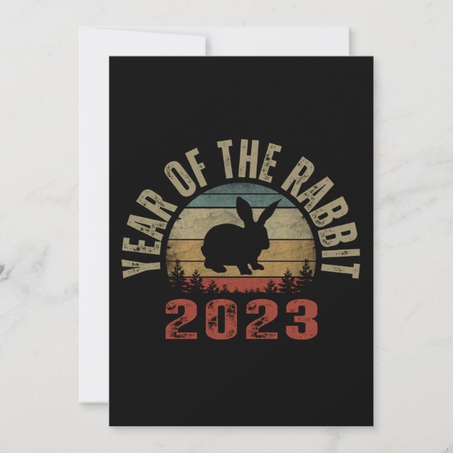 INVITACIÓN AÑO DEL CONEJO 2023 (Anverso)