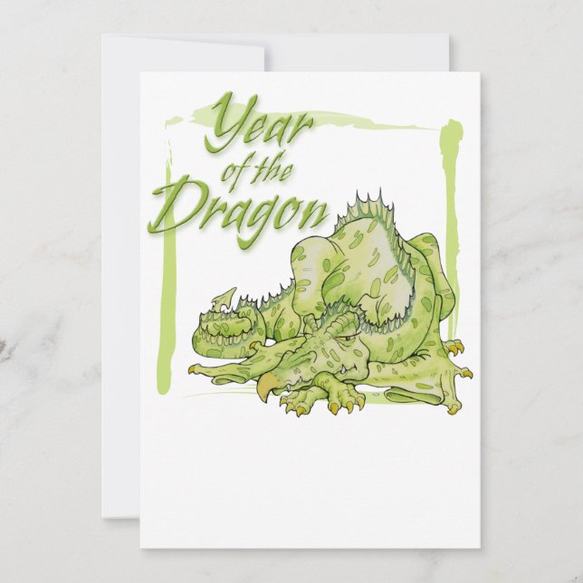 Invitación Año del dragón (Anverso)