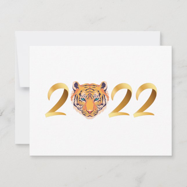Invitación Año del tigre 2022 (Anverso)