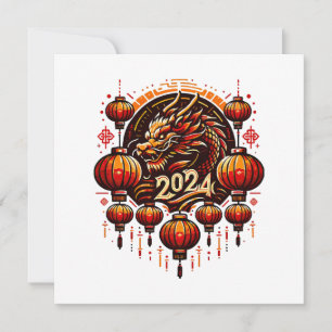 Invitación año nuevo chino 2024