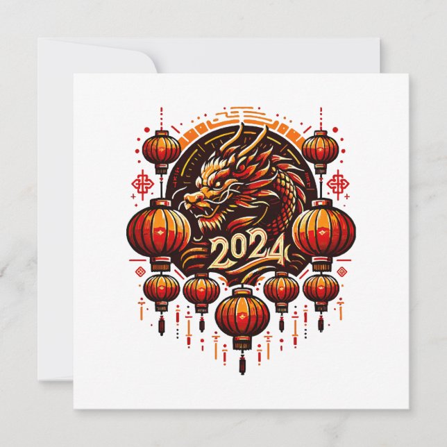 Invitación año nuevo chino 2024 (Anverso)