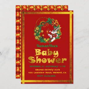 Invitación Año Nuevo Chino del Conejo