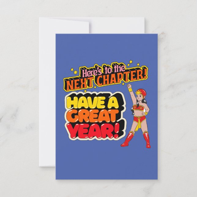 Invitación año nuevo feliz (Anverso)