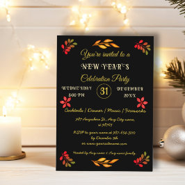 INVITACIÓN AÑO NUEVO FELIZ PERSONALIZADO 20XX