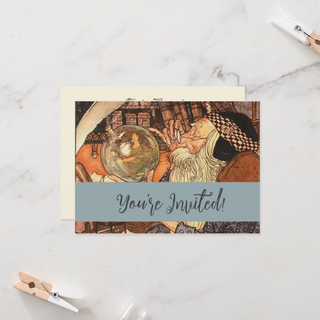 Invitación Año Nuevo Tiempo de Padre Antiguo (Anverso/Reverso In Situ)