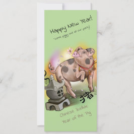 Invitación Año zodiaco chino del cerdo