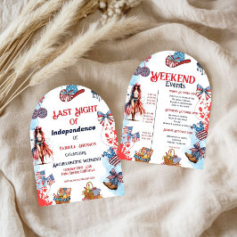 Invitación Anoche de la independencia 4 de la soltera