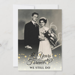 Invitación AÑOS Elegantes de Aniversario en la Renovación del