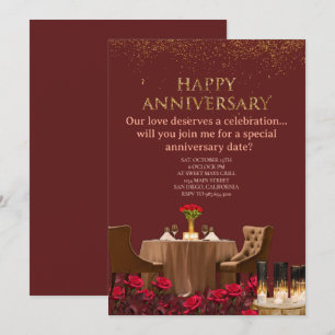 Invitación Años suaves, amor fuerte