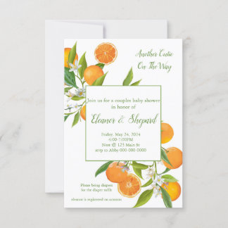 Invitación another cutie on the way invitation