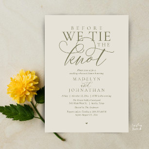 Invitación "Antes de atar el nudo", Cena de ensayo de boda