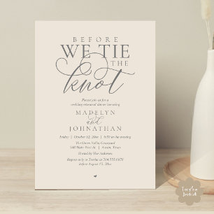 Invitación "Antes de atar el nudo", Cena de ensayo de boda