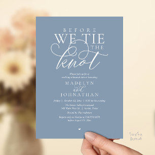 Invitación "Antes de atar el nudo", Cena de ensayo de boda