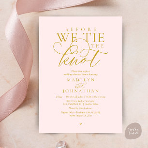 Invitación "Antes de atar el nudo", Cena de ensayo de boda