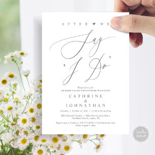 Invitación Antes de decir "Lo hago", Boda ensayar la cena