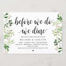 Antes de hacerlo, cenamos, Verdor, Cena de ensayo