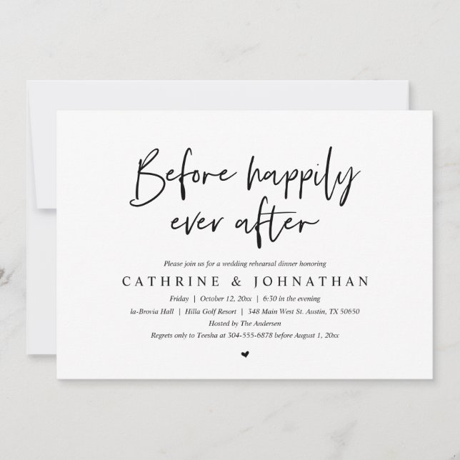 Invitación Antes De La Celebración De La Cena Después Del Ens (Anverso)