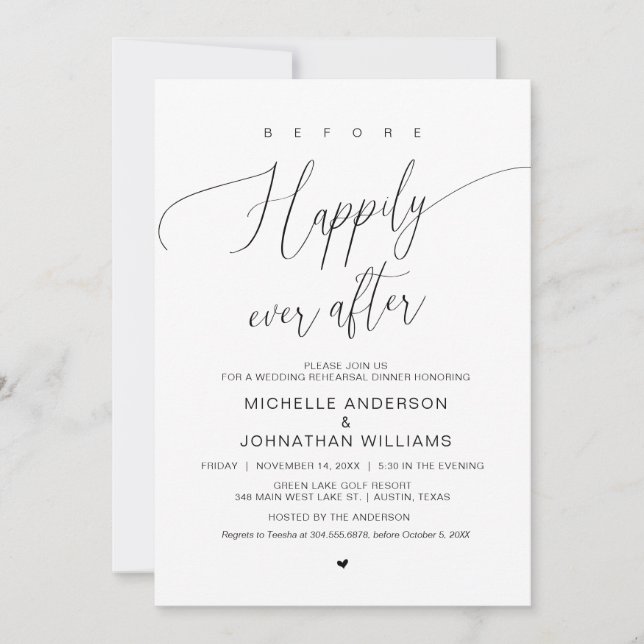 Invitación Antes De La Celebración De La Cena Después Del Ens (Anverso)