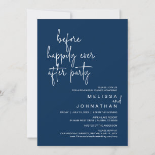 Invitación Antes De La Celebración, Siempre Después De Un Fie