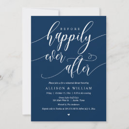 Invitación Antes De La Cena De Ensayos Antes De Que Sea Feliz