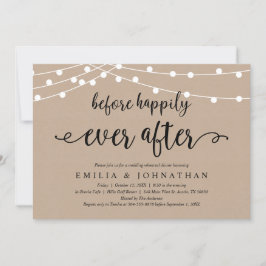 Invitación Antes de la feliz cena de los ensayos rústicos