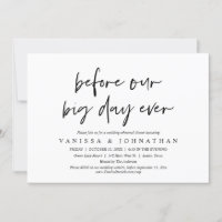 Antes de nuestro gran día, Boda ensayaba la cena