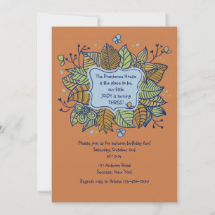 Invitación Antes de que Caigan las Hojas