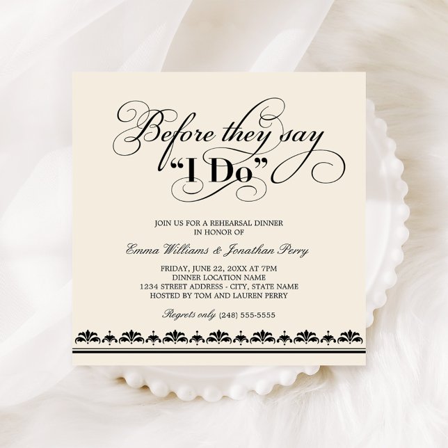 Invitación Antes de que digan que hago la cena de ensayo en n (Subido por el creador)
