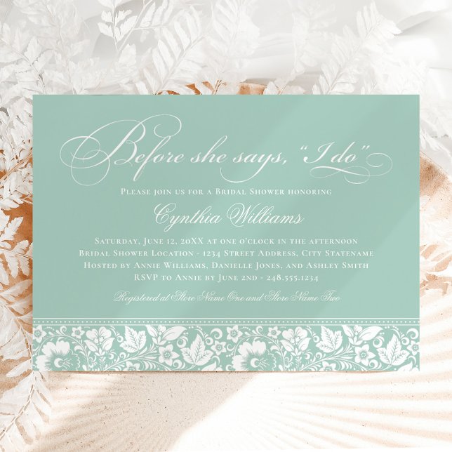 Invitación Antes De Que Ella Dice Que Hago Ducha De Novias De (Subido por el creador)