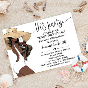Invitación Antes de que lo haga, deja que el Fiesta junto a l