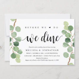 Invitación Antes De Que Lo Hagamos, Cena De Ensayos Bodas