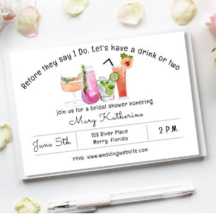 Invitación Antes de que lo hagan, ducha de novia