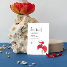 Anthurium ・ Plano de línea floral ・ Casual Moderno