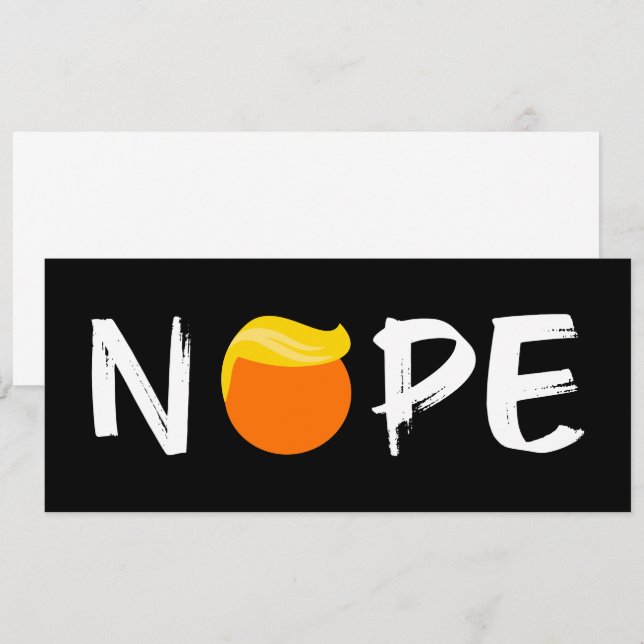 Invitación Anti-Trump - edición No-II (Anverso / Reverso)